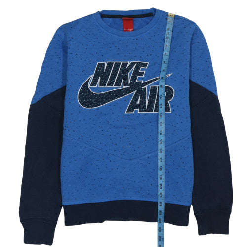 Mens UK Size M Nike Blue Pullover Sweatshirt