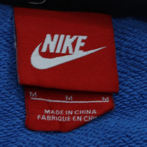 Mens UK Size M Nike Blue Pullover Sweatshirt