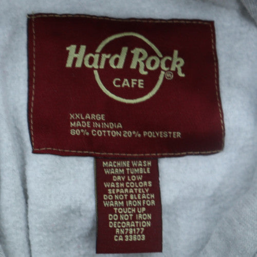 Womens UK Size 2XL Hard Rock Cafe Grey Pullover Hoodie