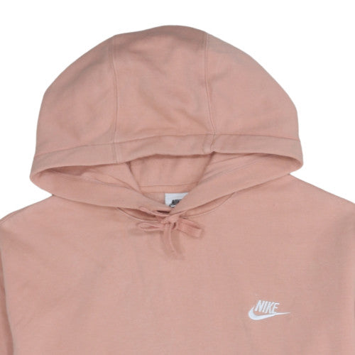 Womens UK Size L Nike Pink Pullover Hoodie