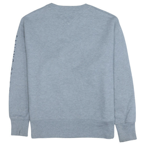 Mens UK Size L Tommy Jeans Grey Pullover Sweatshirt