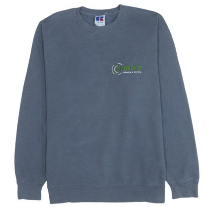 Mens UK Size 3XL Russell Blue Pullover Sweatshirt