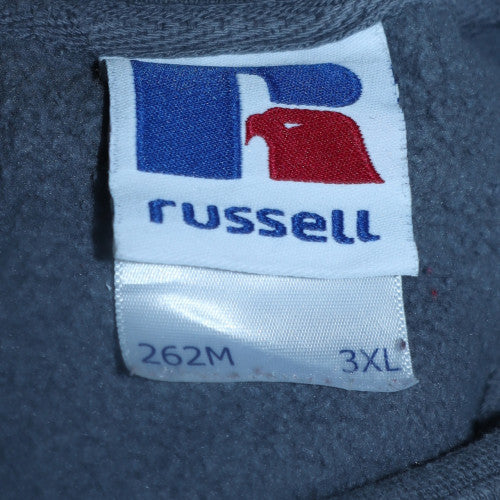 Mens UK Size 3XL Russell Blue Pullover Sweatshirt