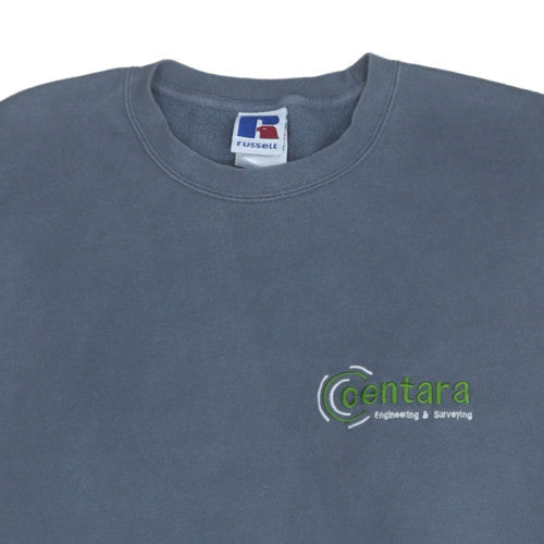 Mens UK Size 3XL Russell Blue Pullover Sweatshirt