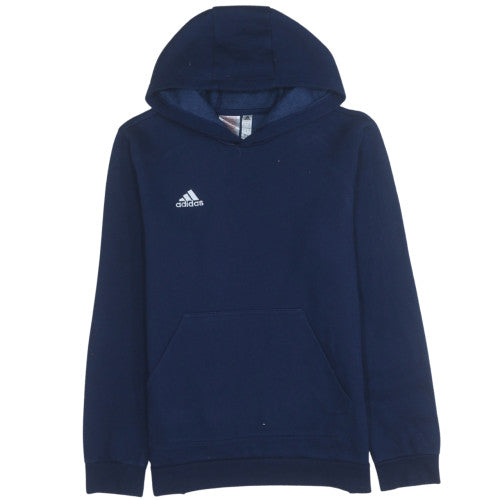 Boys UK Size 13-14 Years adidas Blue Pullover Hoodie