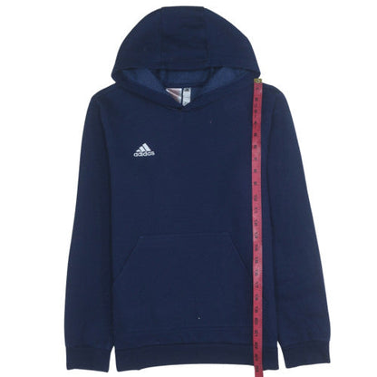 Boys UK Size 13-14 Years adidas Blue Pullover Hoodie