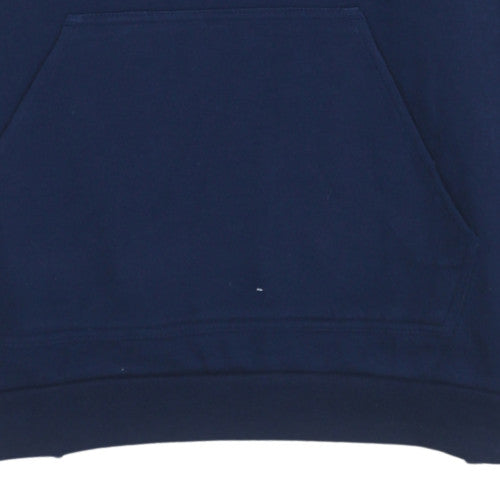 Boys UK Size 13-14 Years adidas Blue Pullover Hoodie