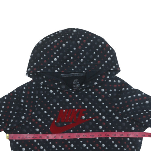 Womens UK Size 14/16 Nike Black Pullover Hoodie
