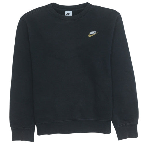 Womens UK Size S Nike Black Pullover Sweatshirt