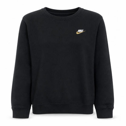 Womens UK Size S Nike Black Pullover Sweatshirt