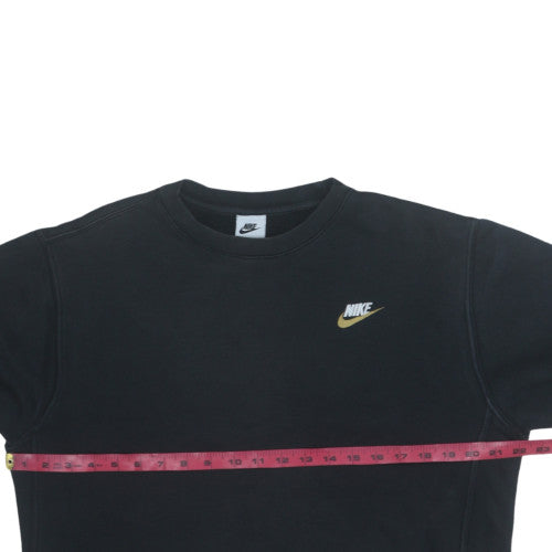 Womens UK Size S Nike Black Pullover Sweatshirt