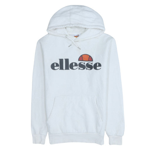 Womens UK Size 8 ellesse White Pullover Hoodie