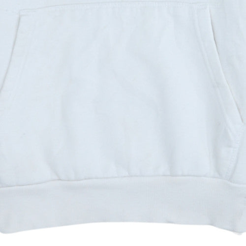 Womens UK Size 8 ellesse White Pullover Hoodie