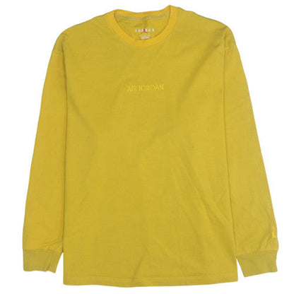 Mens UK Size XL Nike Jordan Yellow Pullover Sweatshirt
