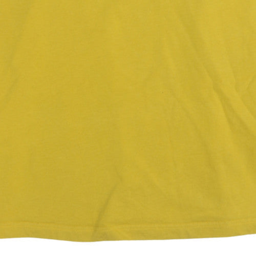 Mens UK Size XL Nike Jordan Yellow Pullover Sweatshirt