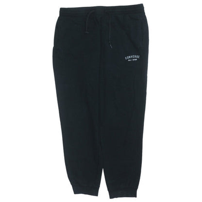 Mens UK Size XL Converse Regular Fit Jogger Black Trousers