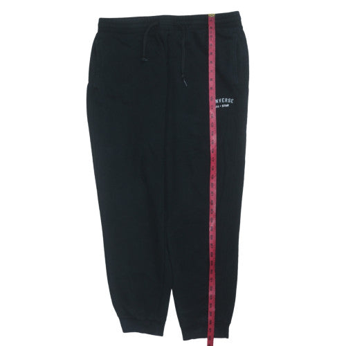 Mens UK Size XL Converse Regular Fit Jogger Black Trousers