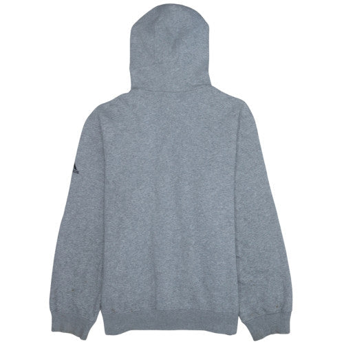 Mens UK Size L adidas Grey Full Zip Hoodie