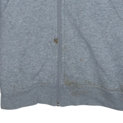 Mens UK Size L adidas Grey Full Zip Hoodie