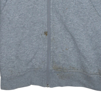Mens UK Size L adidas Grey Full Zip Hoodie