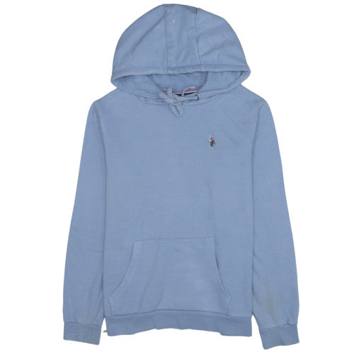 Womens UK Size L U.S. Polo Assn. Blue Pullover Hoodie