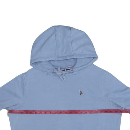 Womens UK Size L U.S. Polo Assn. Blue Pullover Hoodie