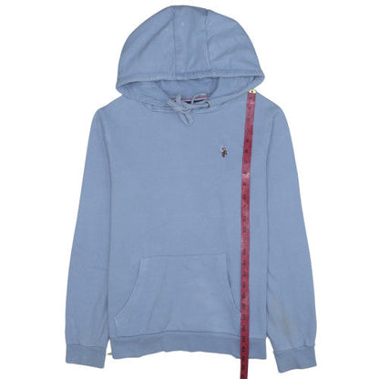 Womens UK Size L U.S. Polo Assn. Blue Pullover Hoodie