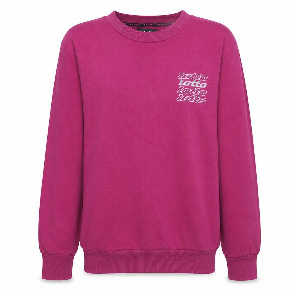 Womens UK Size L Lotto Pink Pullover Sweatshirt
