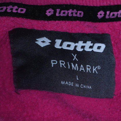 Womens UK Size L Lotto Pink Pullover Sweatshirt