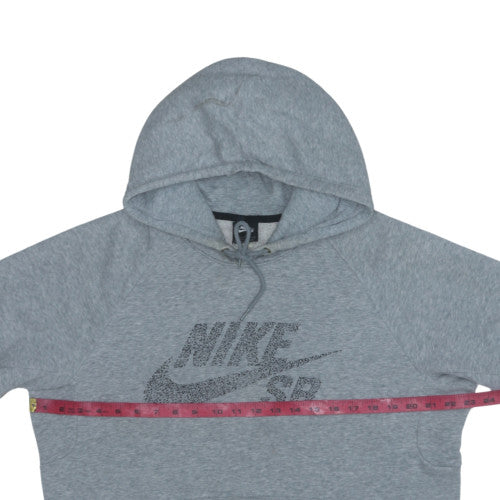Mens UK Size L Nike Grey Pullover Hoodie