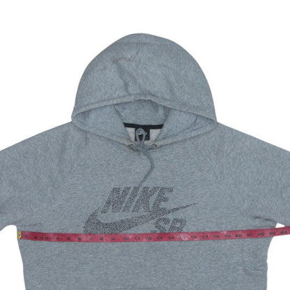 Mens UK Size L Nike Grey Pullover Hoodie