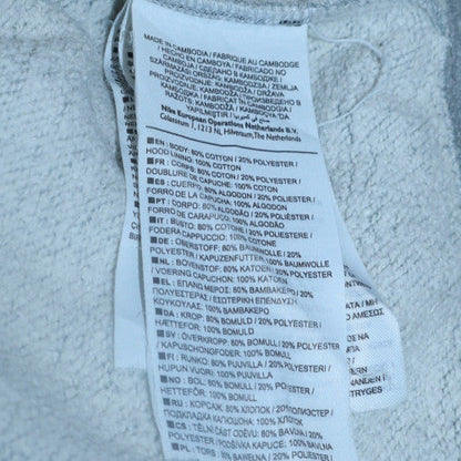 Mens UK Size L Nike Grey Pullover Hoodie