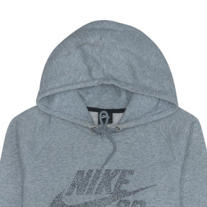Mens UK Size L Nike Grey Pullover Hoodie