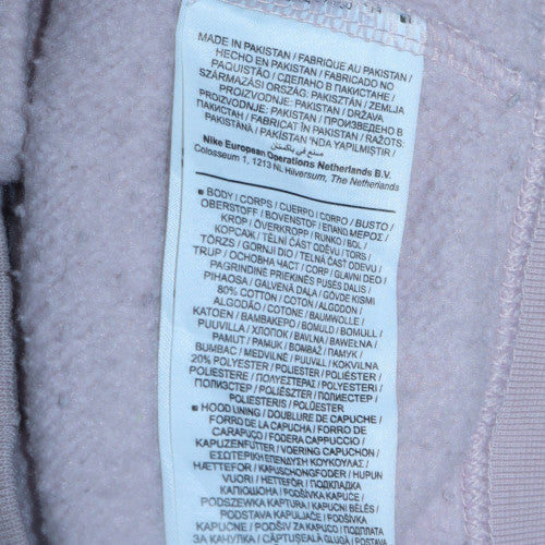 Womens UK Size XS Nike Pink Pullover Hoodie