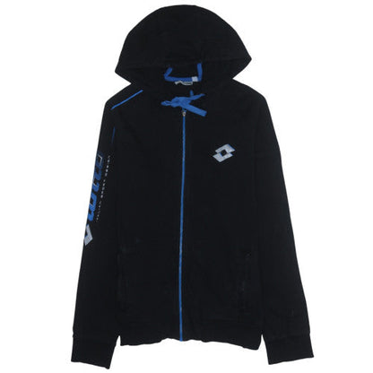 Mens UK Size XL Lotto Black Full Zip Hoodie