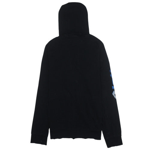 Mens UK Size XL Lotto Black Full Zip Hoodie