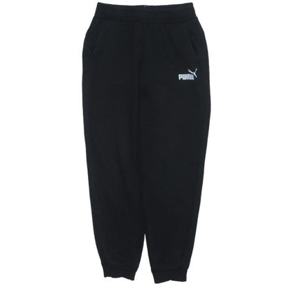 Boys UK Size 14 Years PUMA Regular Fit Jogger Black Trousers