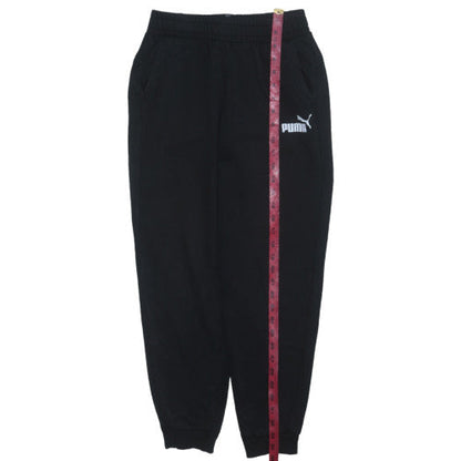 Boys UK Size 14 Years PUMA Regular Fit Jogger Black Trousers