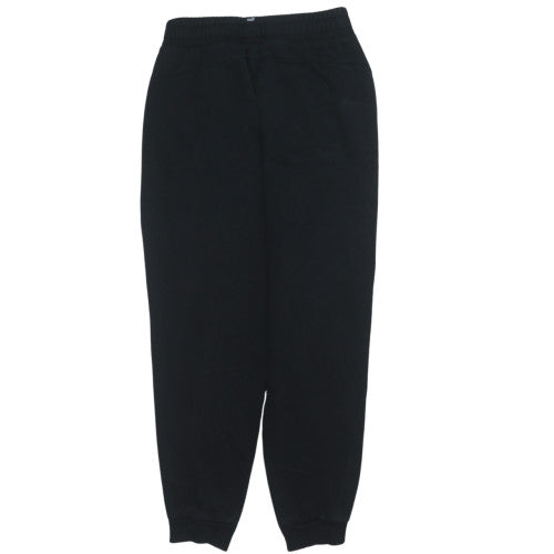 Boys UK Size 14 Years PUMA Regular Fit Jogger Black Trousers