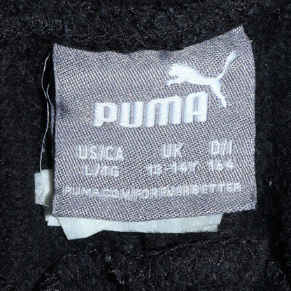 Boys UK Size 14 Years PUMA Regular Fit Jogger Black Trousers