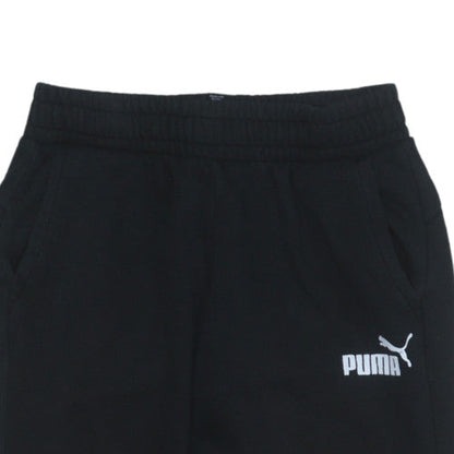 Boys UK Size 14 Years PUMA Regular Fit Jogger Black Trousers