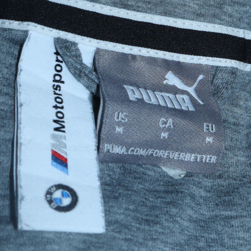 Mens UK Size M PUMA Grey Full Zip Hoodie