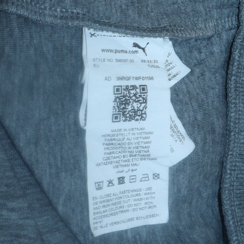 Mens UK Size M PUMA Grey Full Zip Hoodie