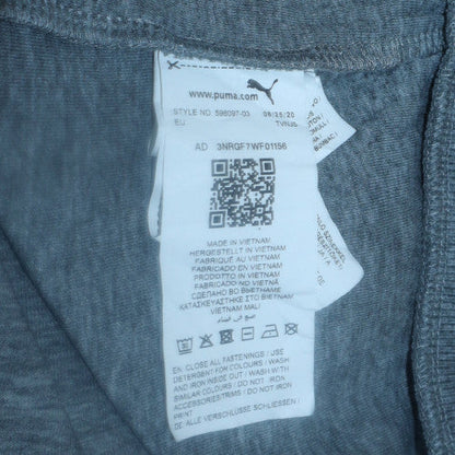 Mens UK Size M PUMA Grey Full Zip Hoodie