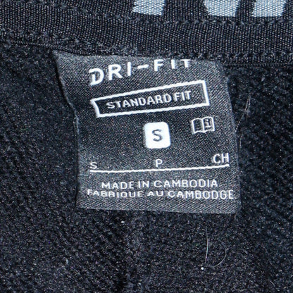 Nike Women's Black Dri-Fit Joggers Small Fleece Tapered Pants