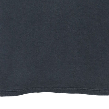 Reebok Men's Black Long Sleeve 1/4 Zip Polo Top Size L