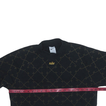 Womens UK Size XS Nike Black Pullover Sweatshirt