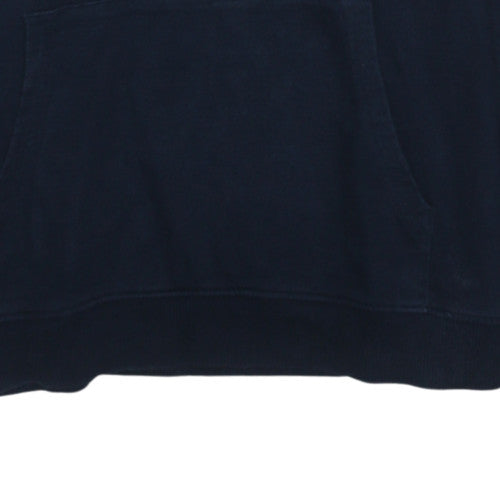 Mens UK Size 2XL U.S. Polo Assn. Blue Pullover Hoodie