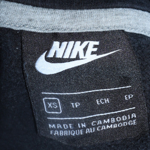 Womens UK Size XS Nike Black Pullover Hoodie