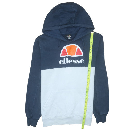 Mens UK Size S ellesse Blue Pullover Hoodie